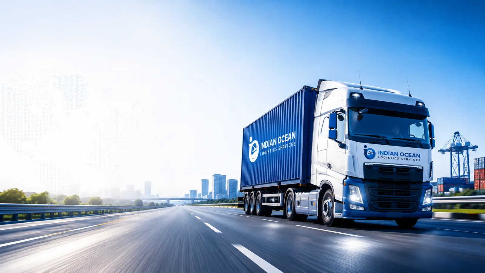 Global logistics coverage connecting Jordan with international markets